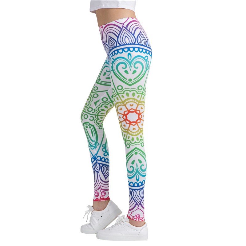 Women's Yoga Leggings Art Deco print Yoga pants for women